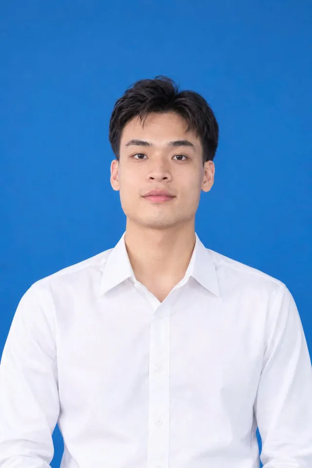 Portrait of Thái Lý An in a white shirt